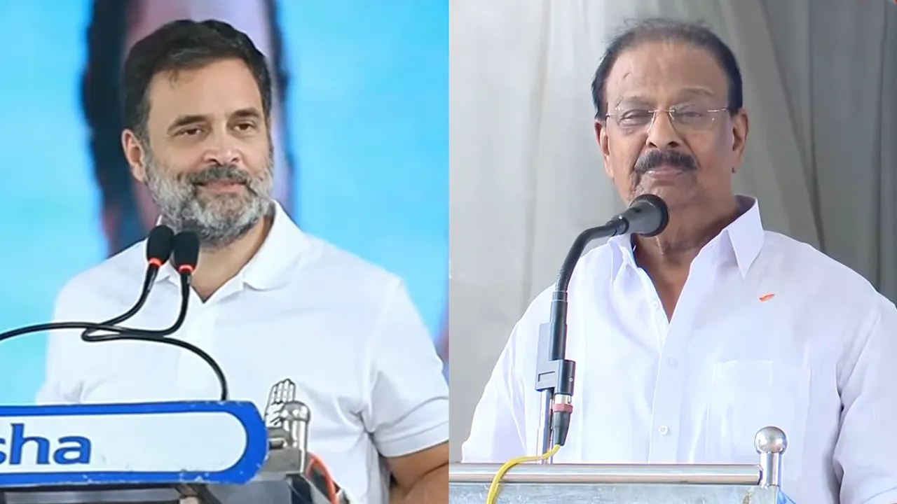 Rahul Gandhi, Sudhakaran.jpg