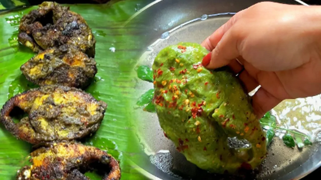 Green masala Fish Recipe