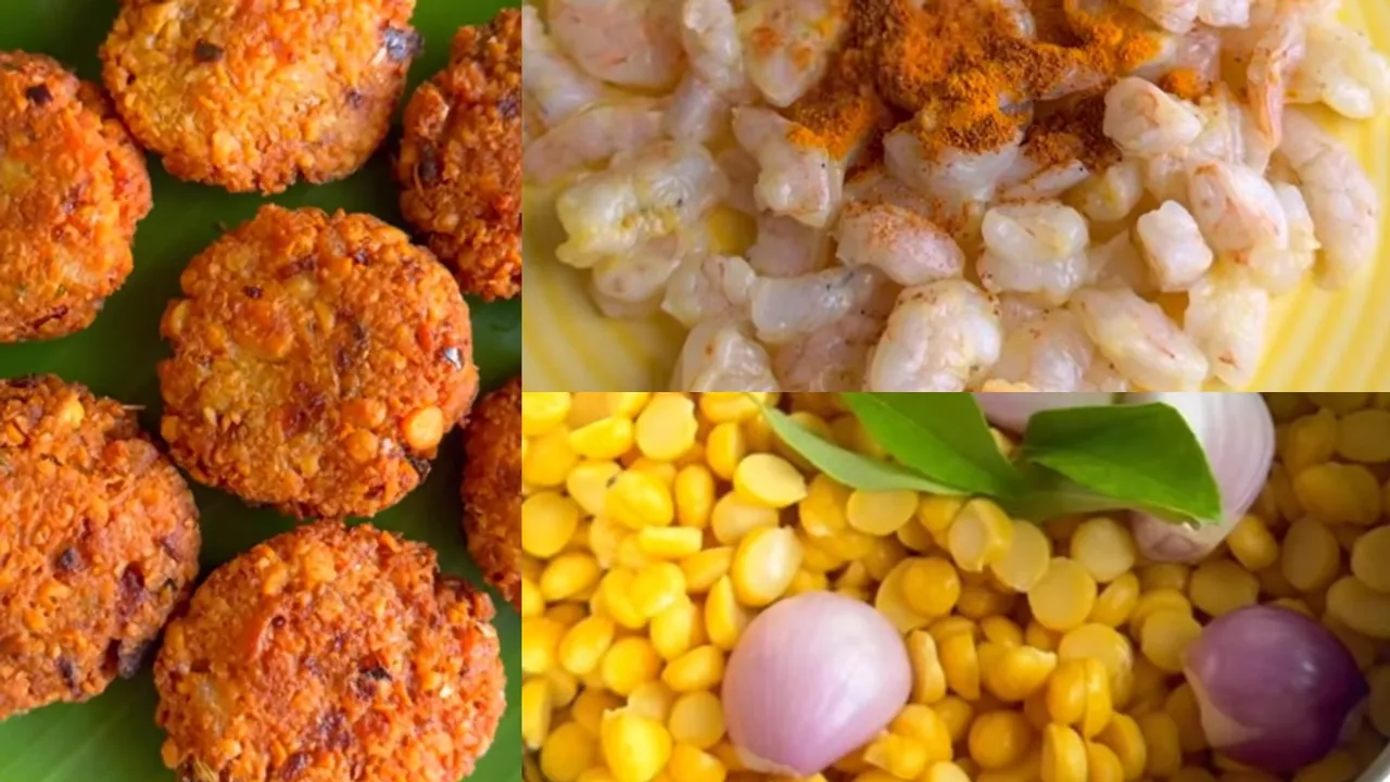 Chemmeen Parippuvada Recipe