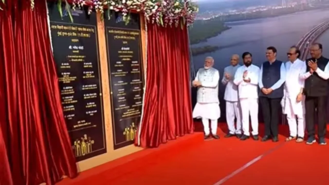  PM Modi inaugurates Atal Setu