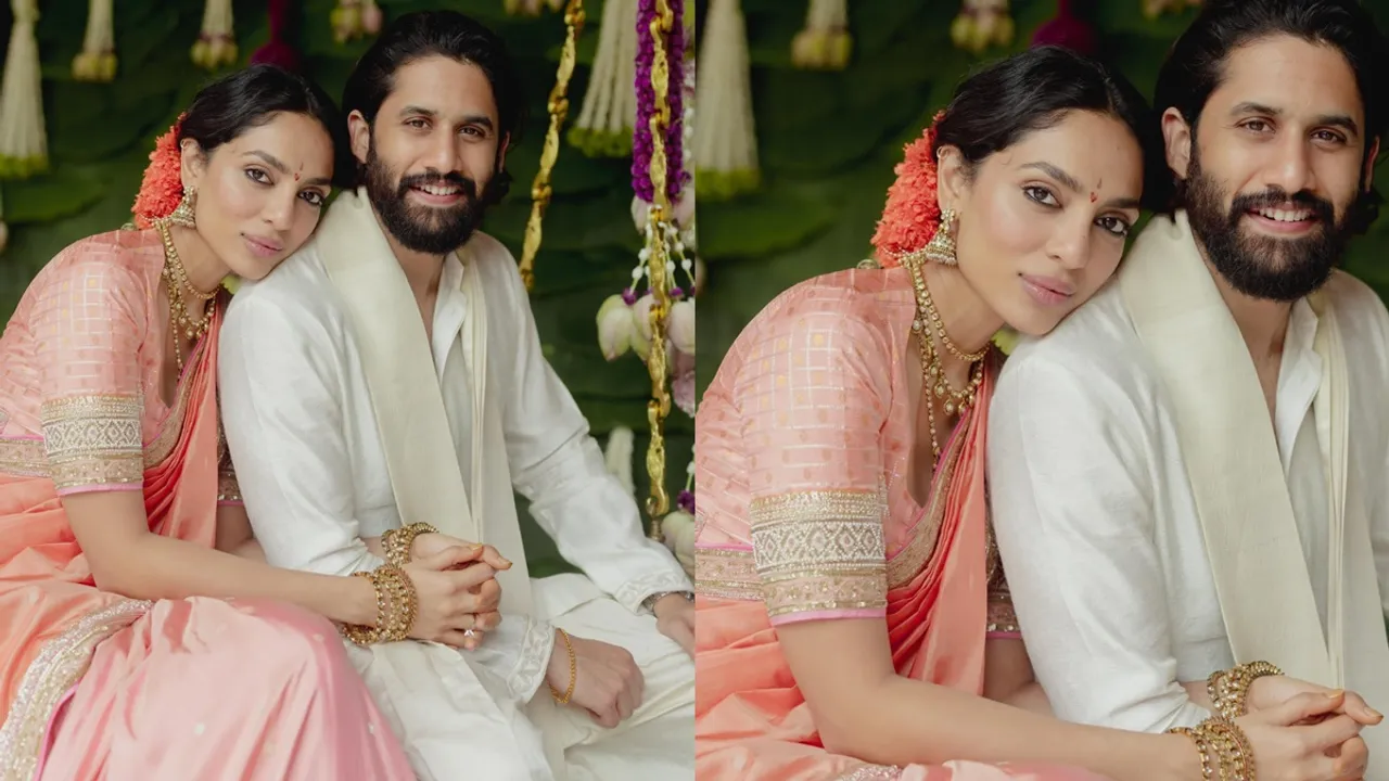 Naga Chaitanya Sobhita Dhulipala engagement photos