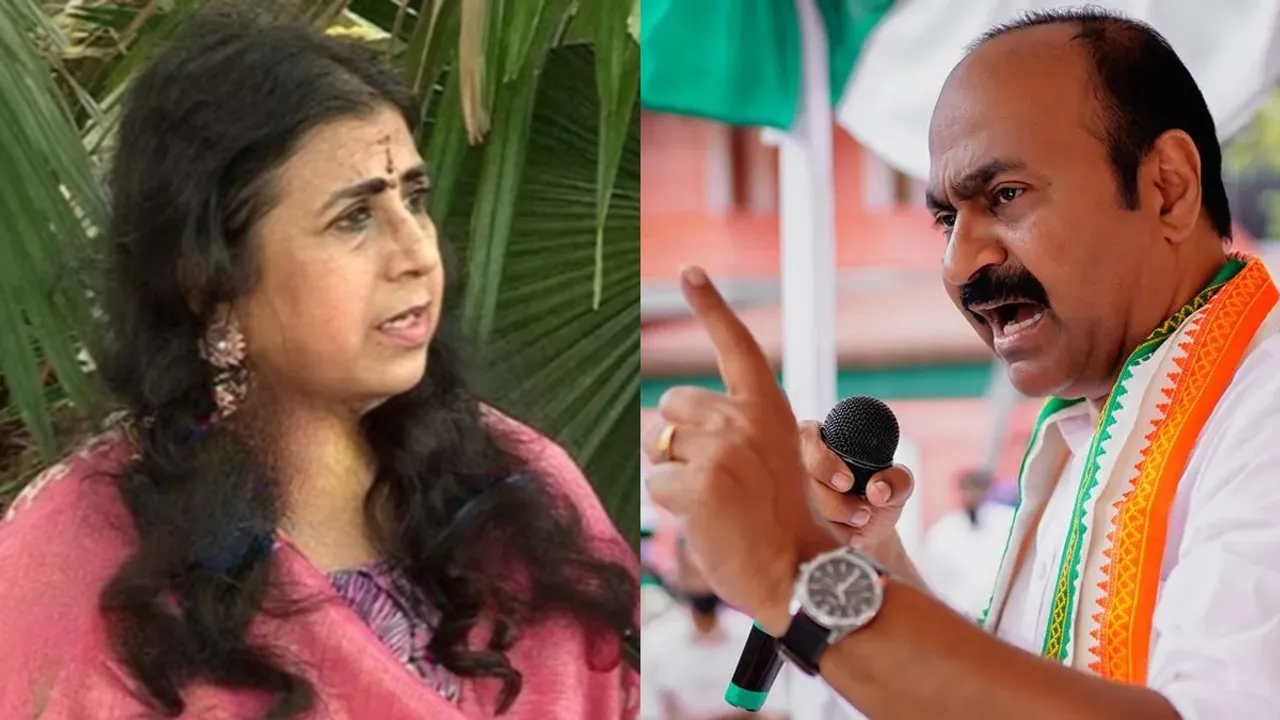 VD Satheeshan, Simi rosebell John.jpg