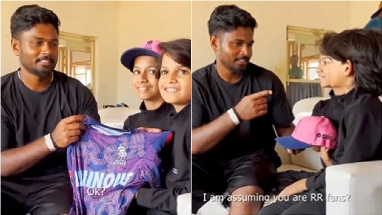 sanju samson | RR | viral video