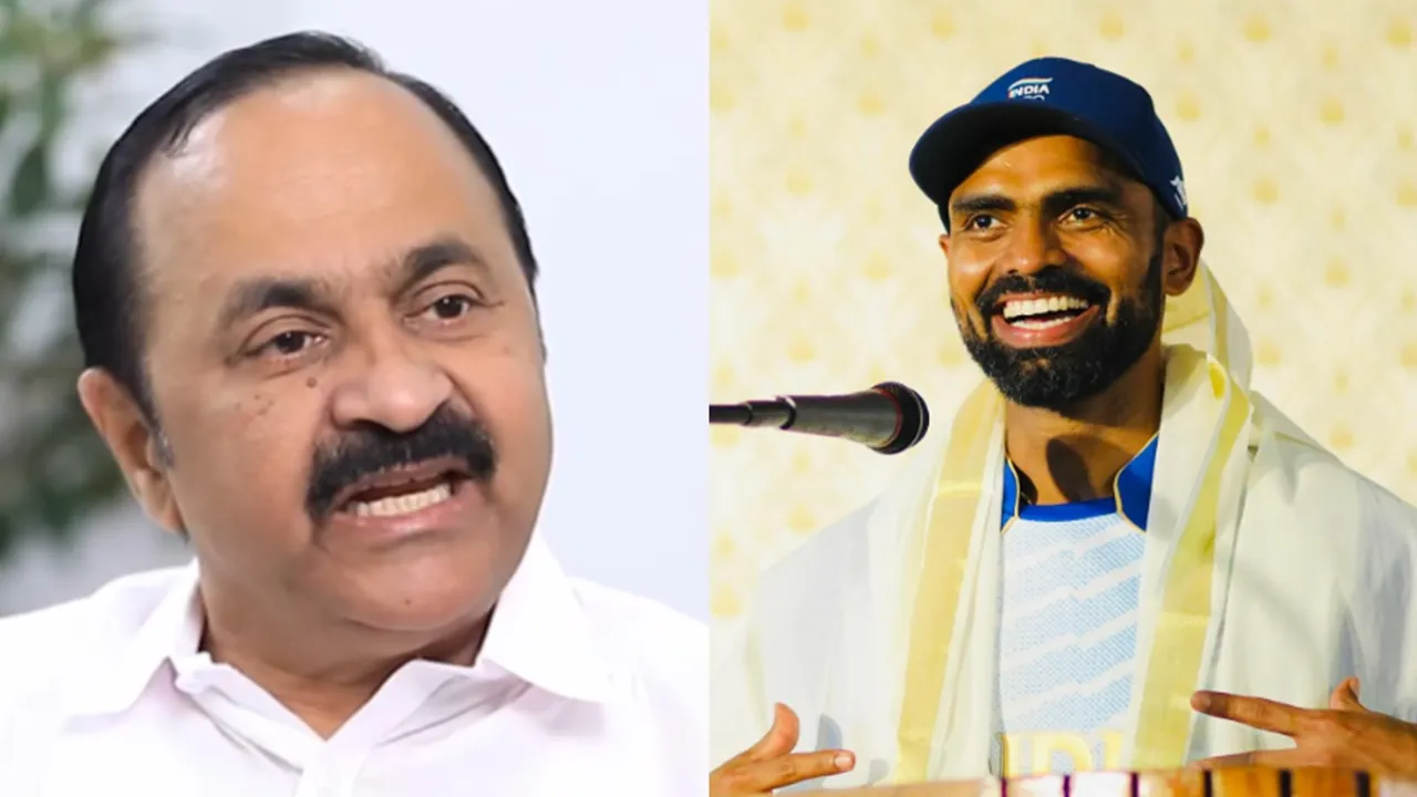 PR Sreejesh, V D Satheesan