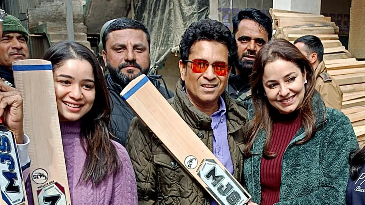 sachin tendulkar | kashmir willow bat