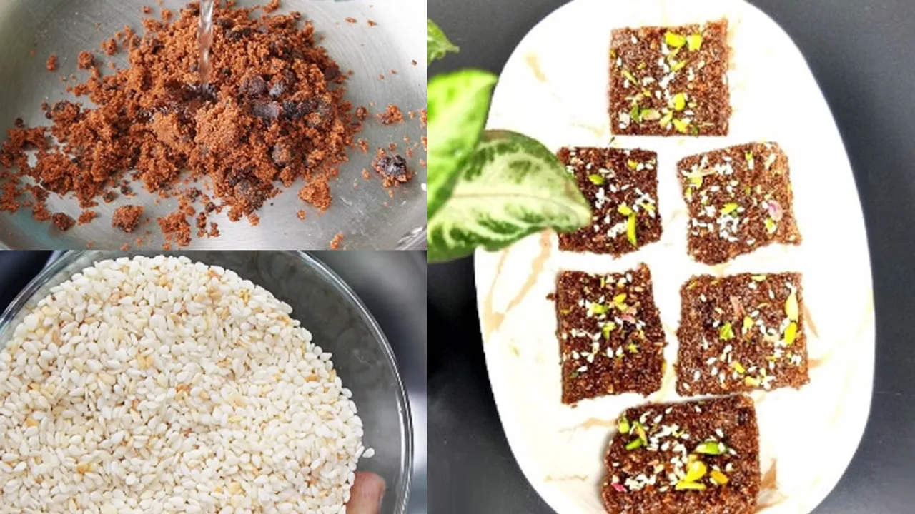 White Sesame Snack Recipe FI