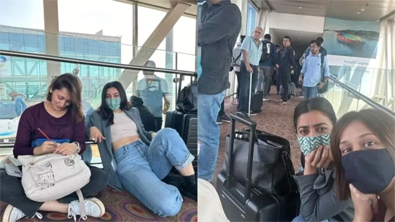 Radhika Apte | Radhika Apte Airport 