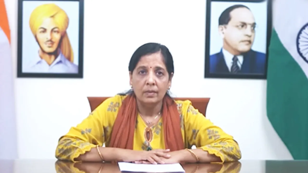 Delhi CM Arvind Kejriwal's wife 