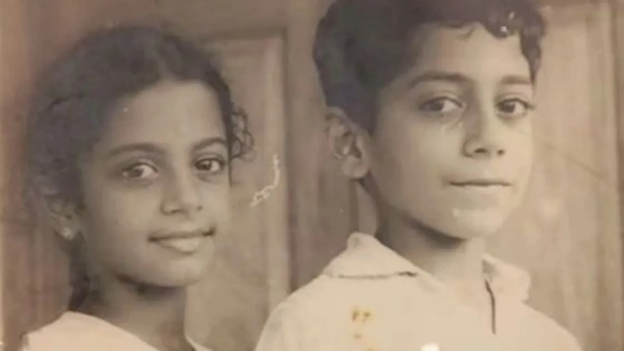 Srividya Childhood Photo