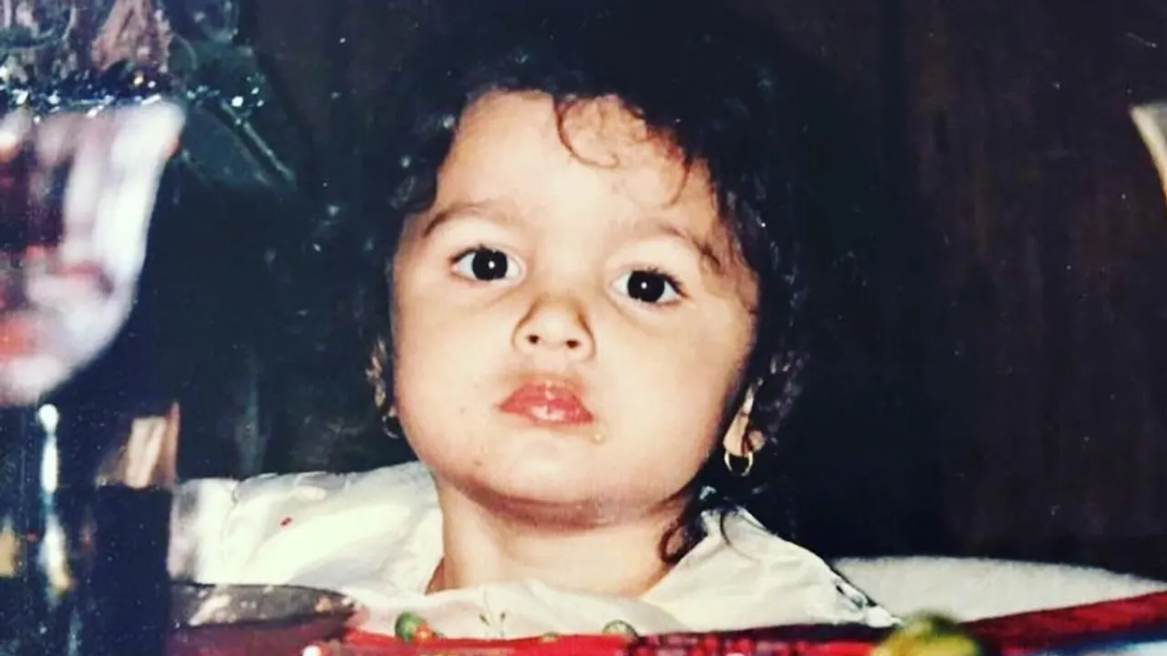 Alia Bhatt childhood throwback