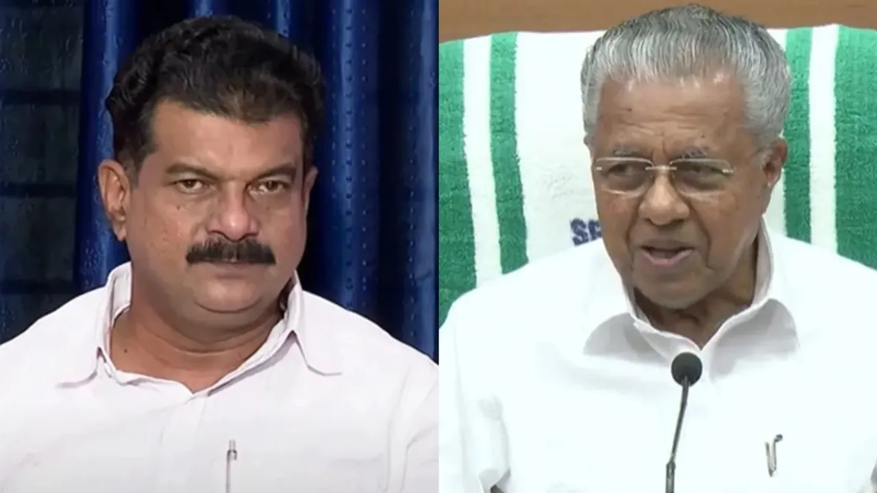 PV Anvar, Pinarayi Vijayan