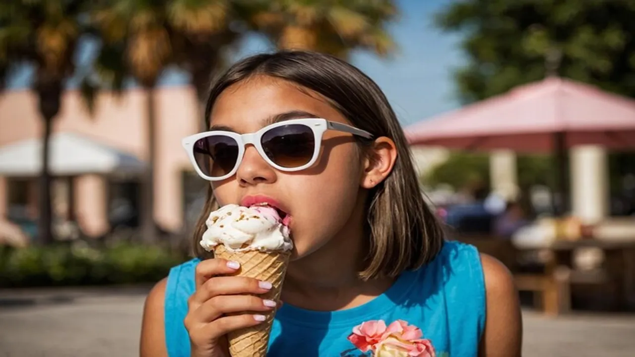 Eating Ice Cream 