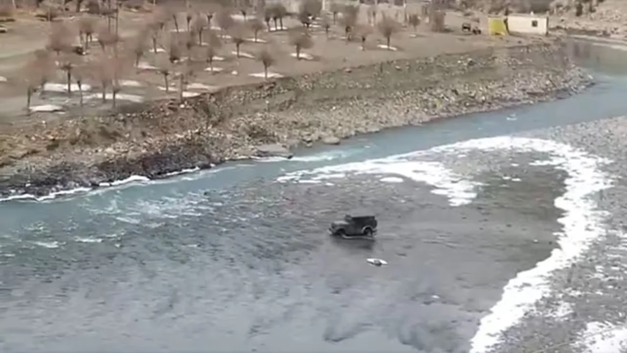 Thar in River SUV