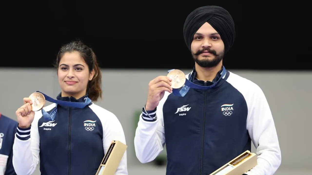 Manu Bhaker, Sarabjot Singh