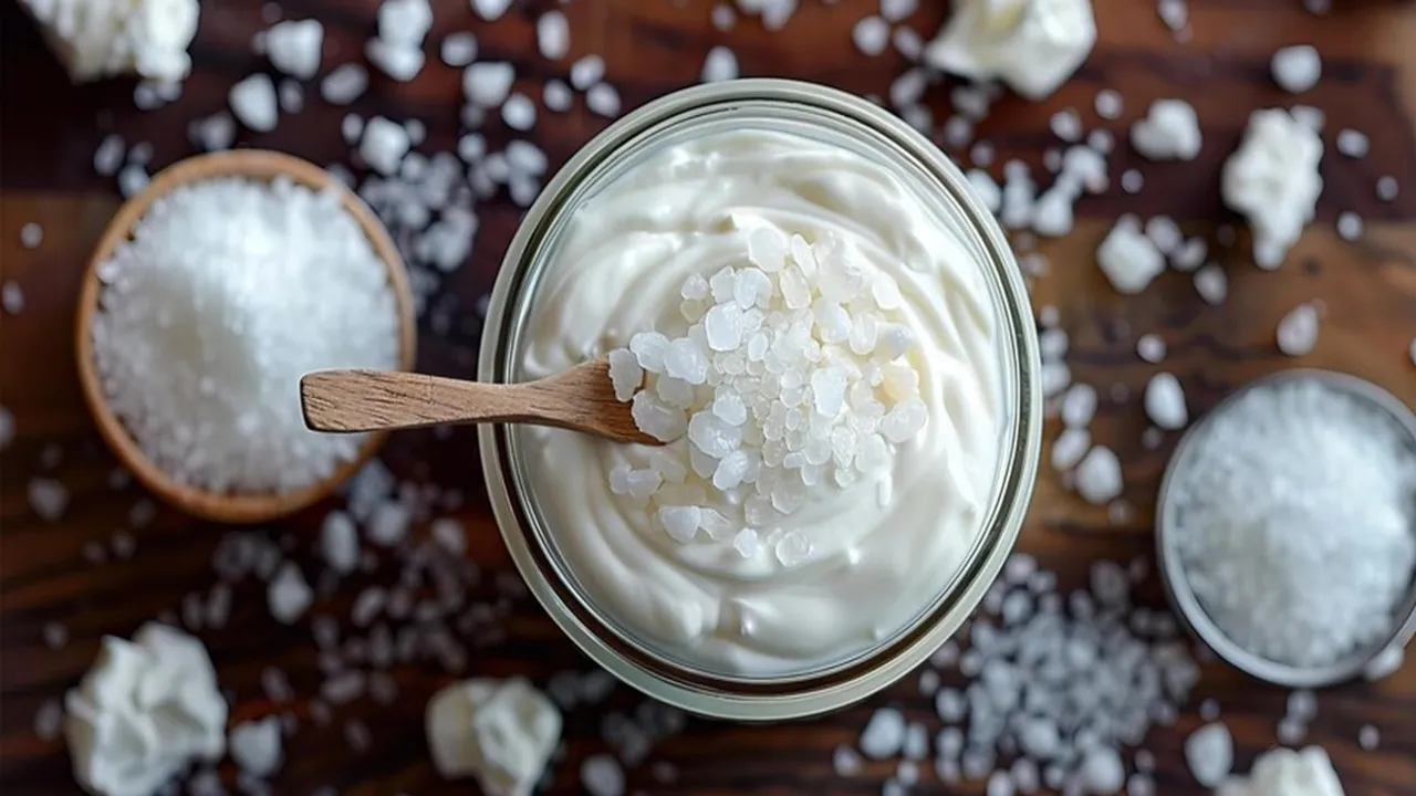 Curd With Salt Or Sugar