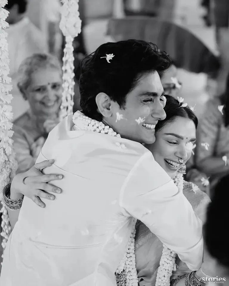 Aditi Rao Hydari Siddharth wedding pics fi