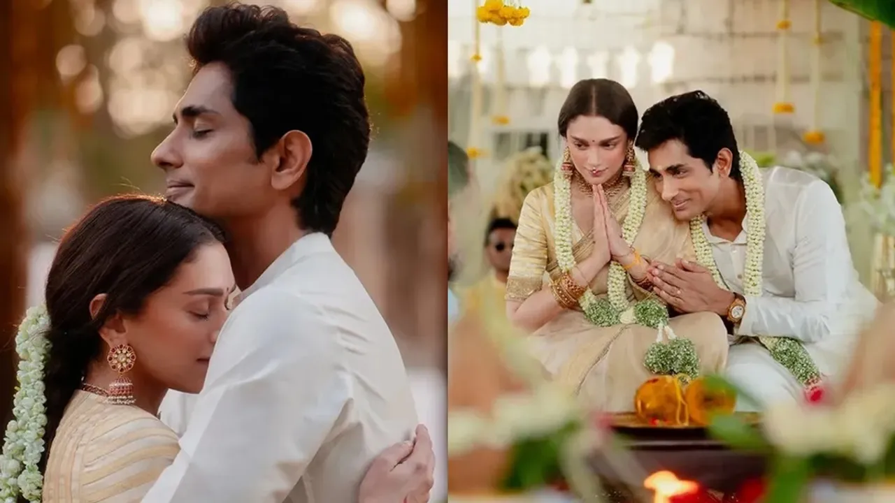 Aditi Rao Hydari Siddharth wedding pics fi