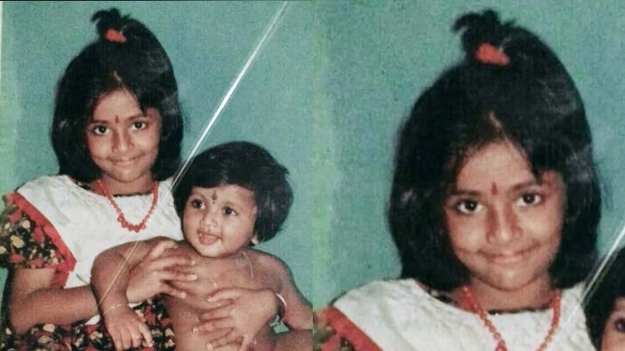 Navya Nair Childhood Photo