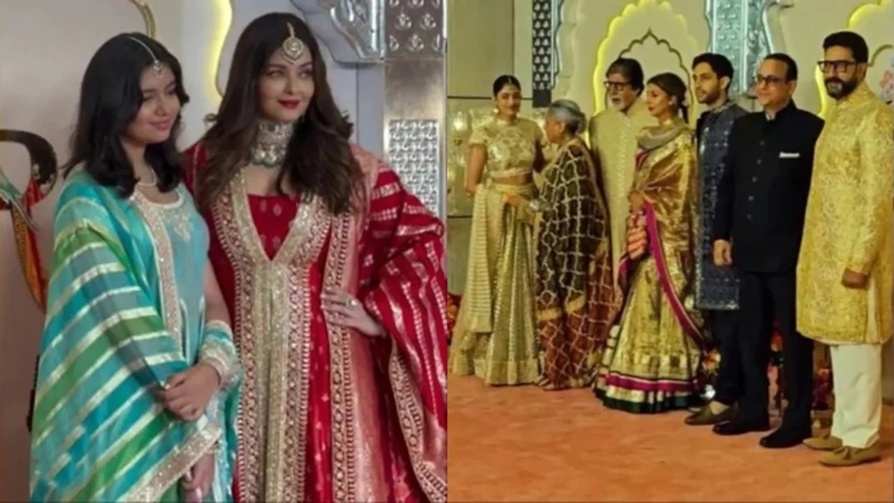 Amitabh Bachchan Aishwarya Rai Anant Ambani wedding