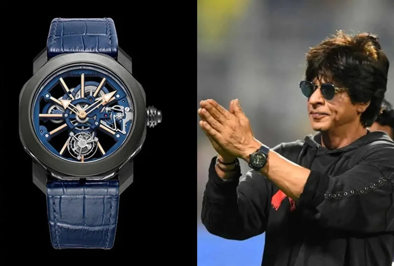 Shah Rukh Khan Bvlgari Octo Roma Tourbillon Sapphire 103154