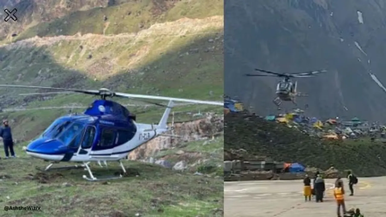  Helicopter loses control, Kedarnath