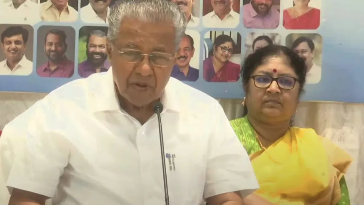 Pinarayi Vijayan at Navakerala Sadass in Palakkad 