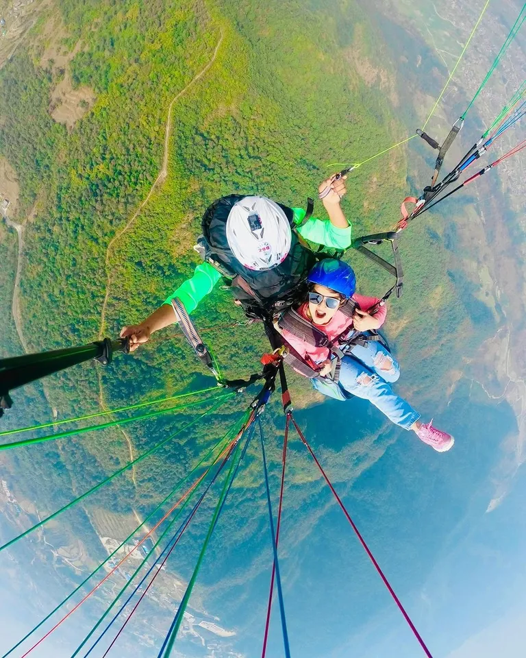 GP Gopika  Paraglidin