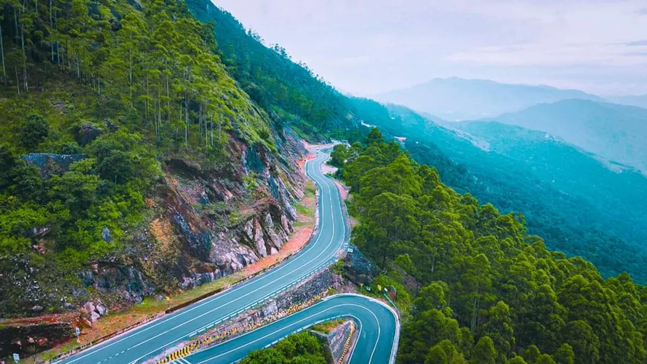 Munnar-Bodimettu highway
