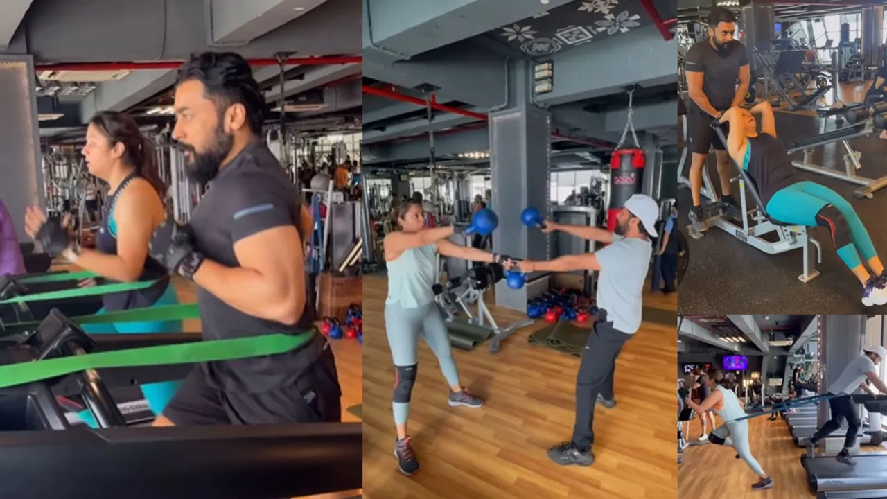 Surya|  Jyotika |  Workout