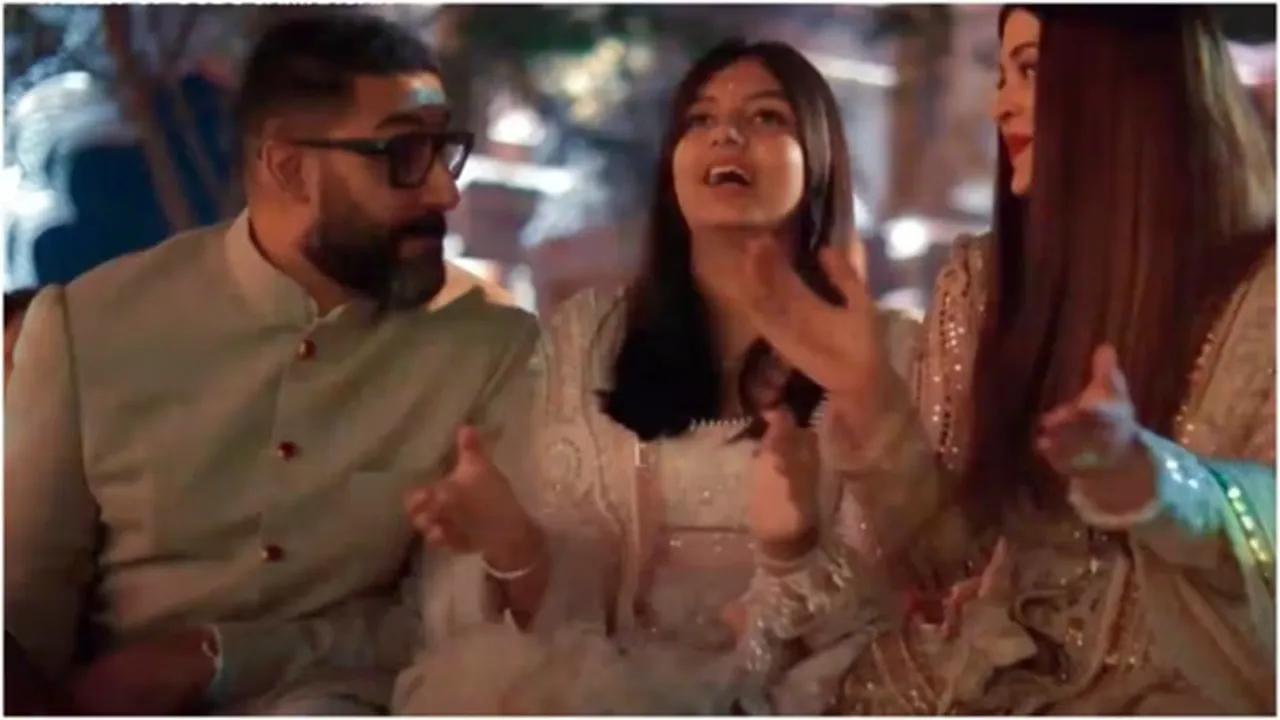 Aishwarya Rai Abhishek Bachchan  Aaradhya Bachchan
