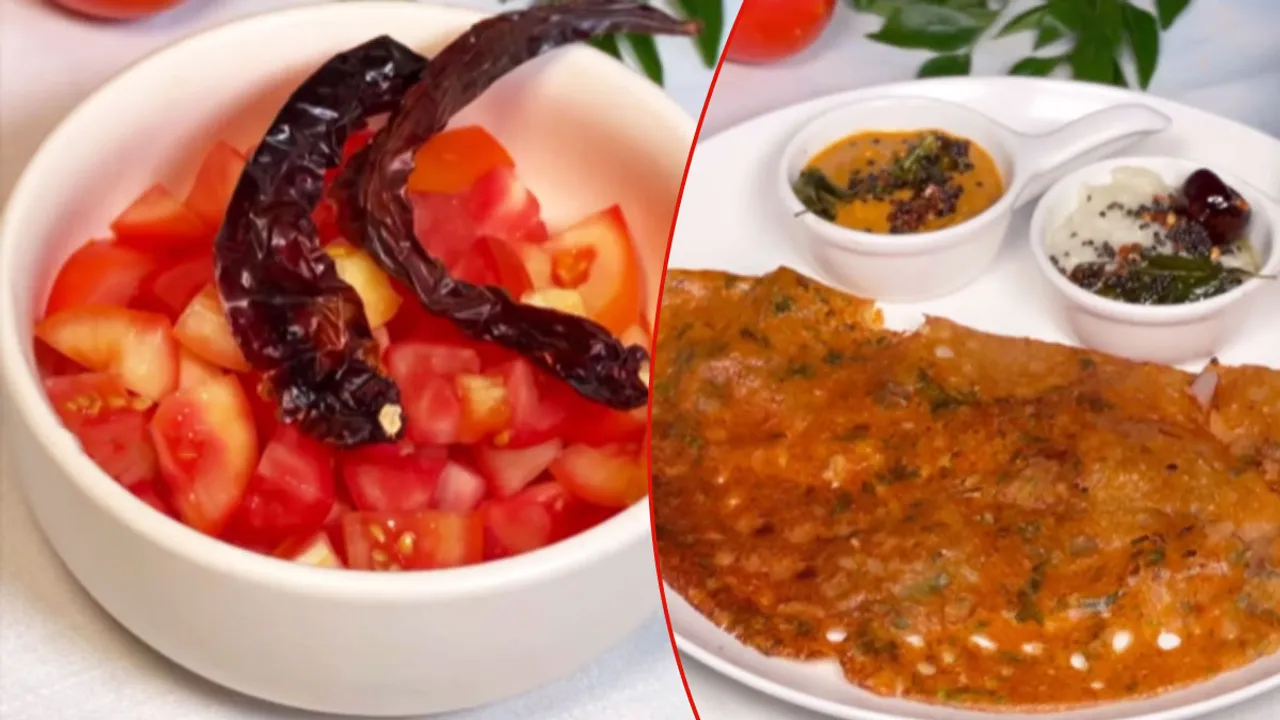 Tomato Dosa |  Recipe