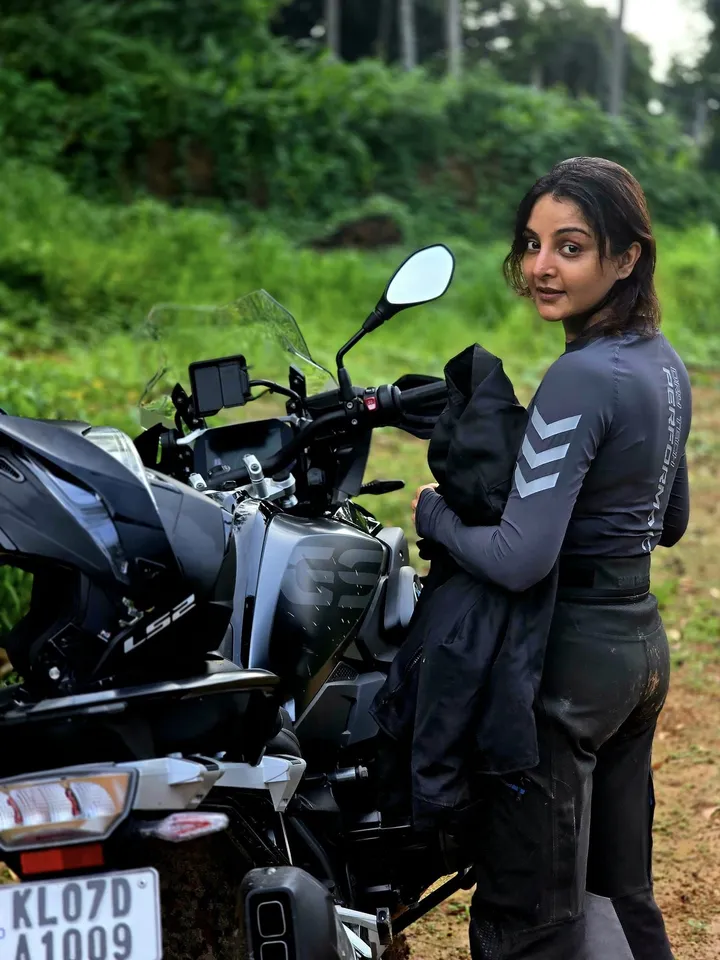 Manju Warrier Riding Pics