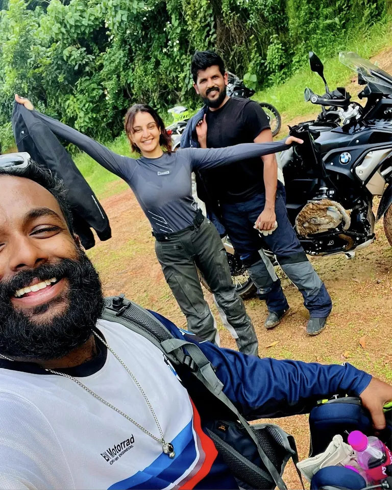 Manju Warrier Riding Pics