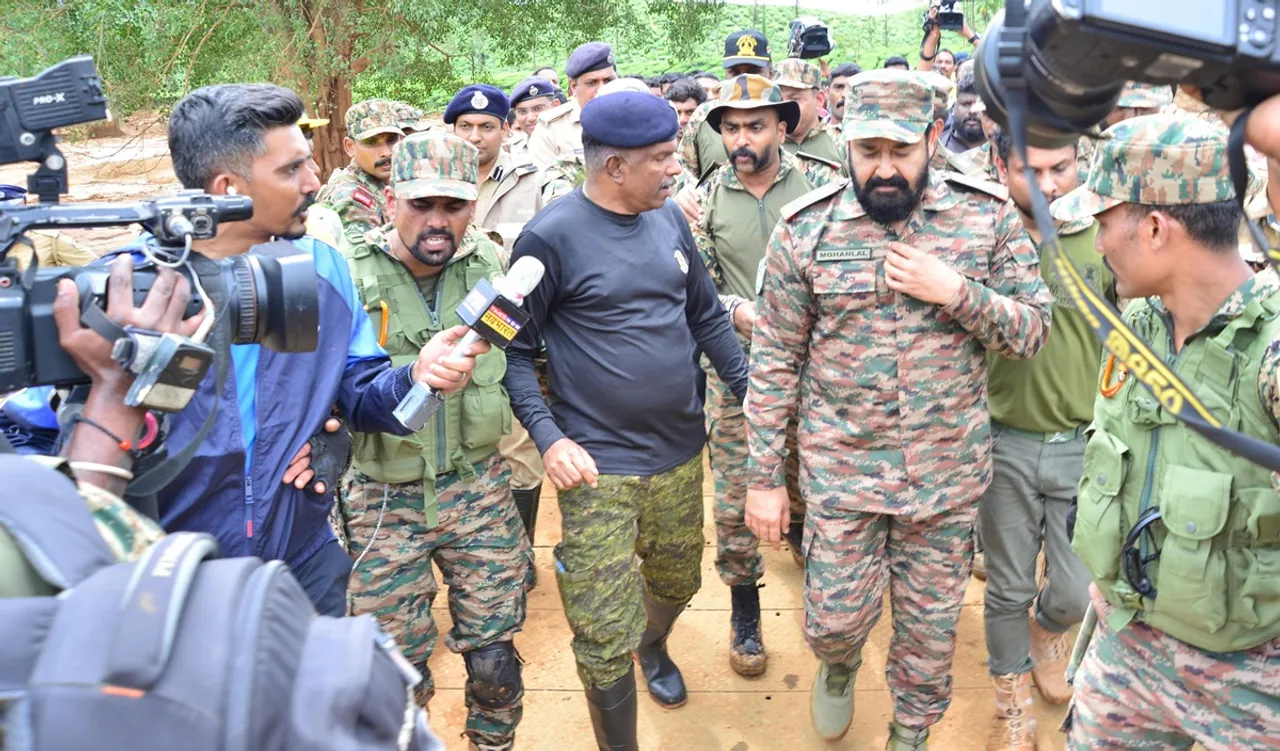 Mohanlal at Wayanad 