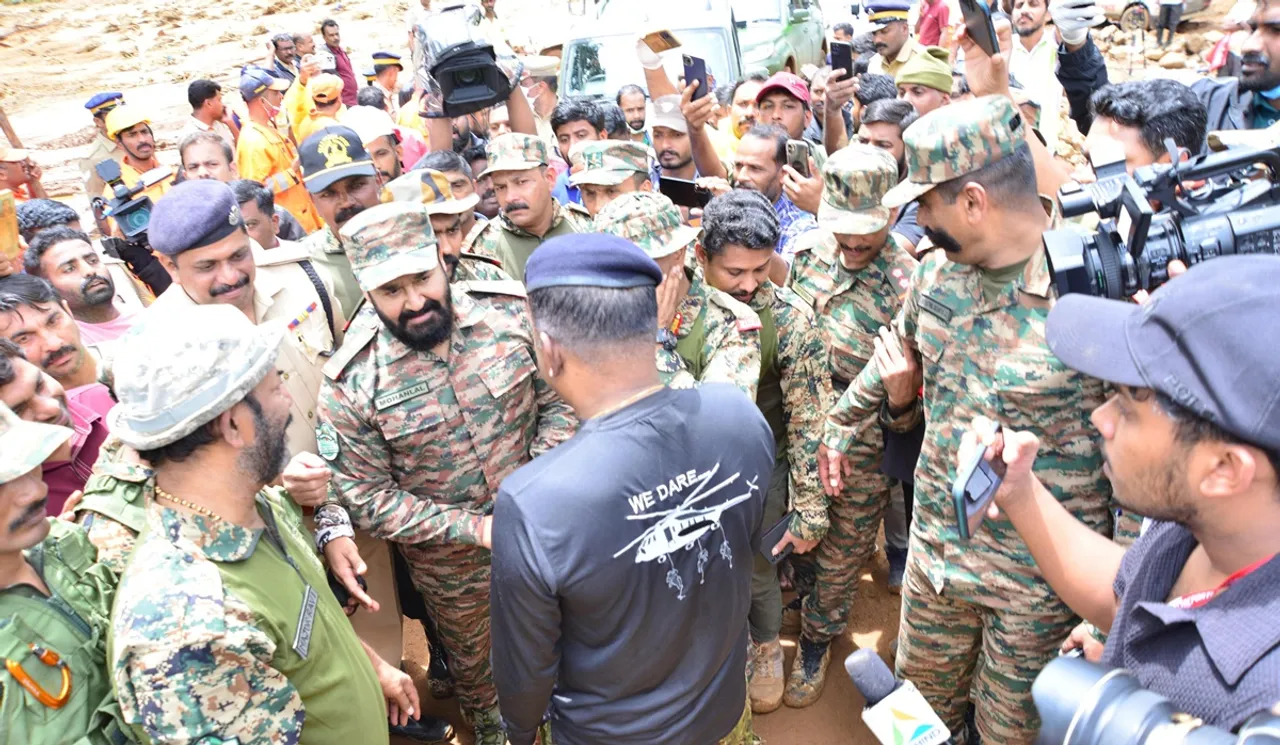 Mohanlal at Wayanad 