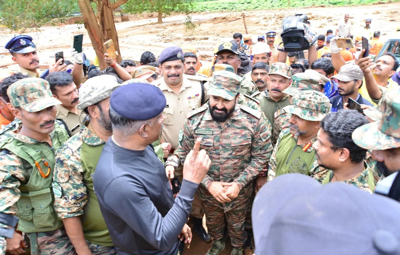 Mohanlal at Wayanad 