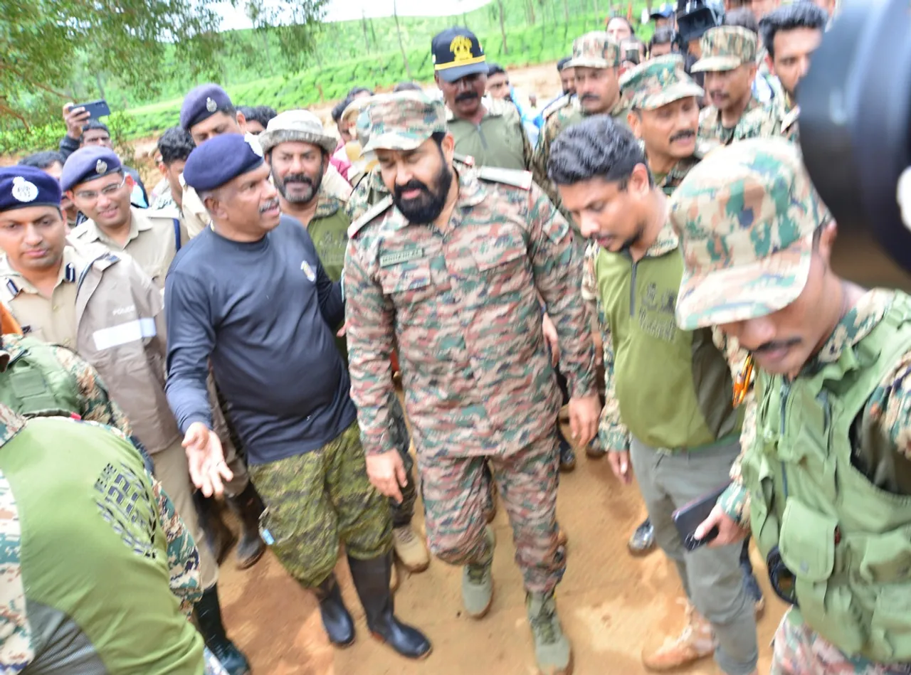 Mohanlal at Wayanad 