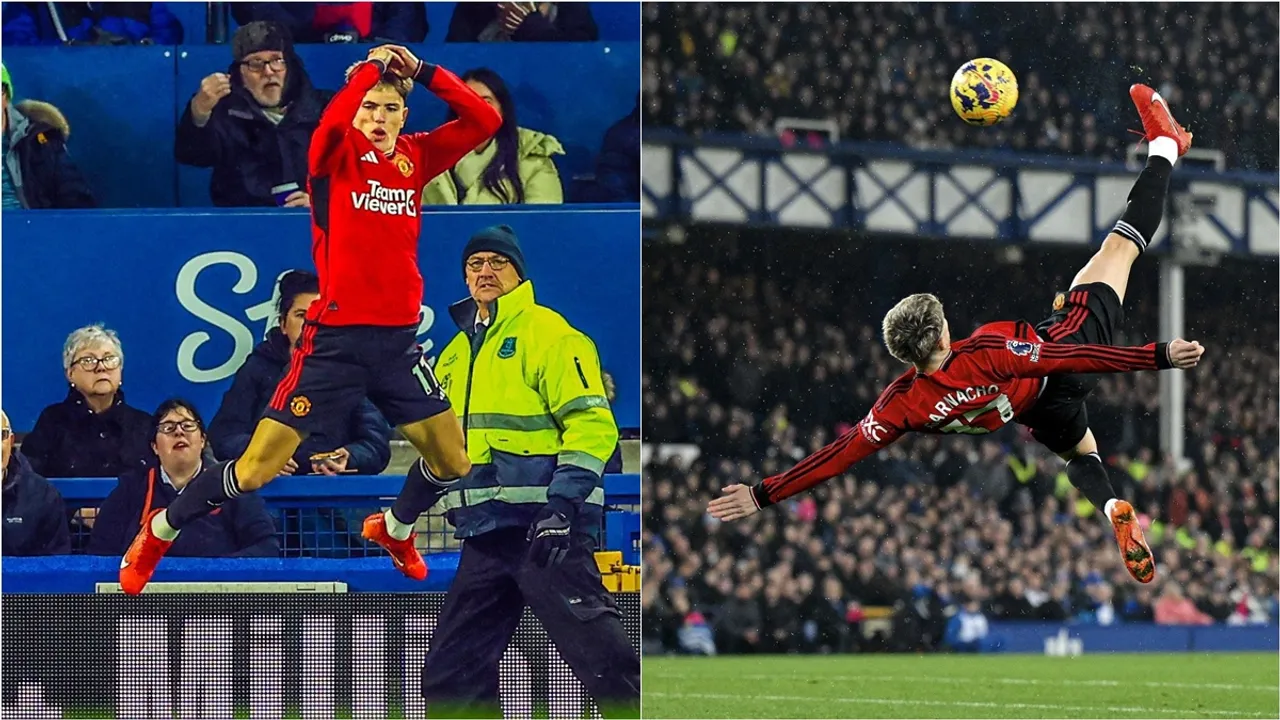 Garnacho | bicycle kick | Ronaldo