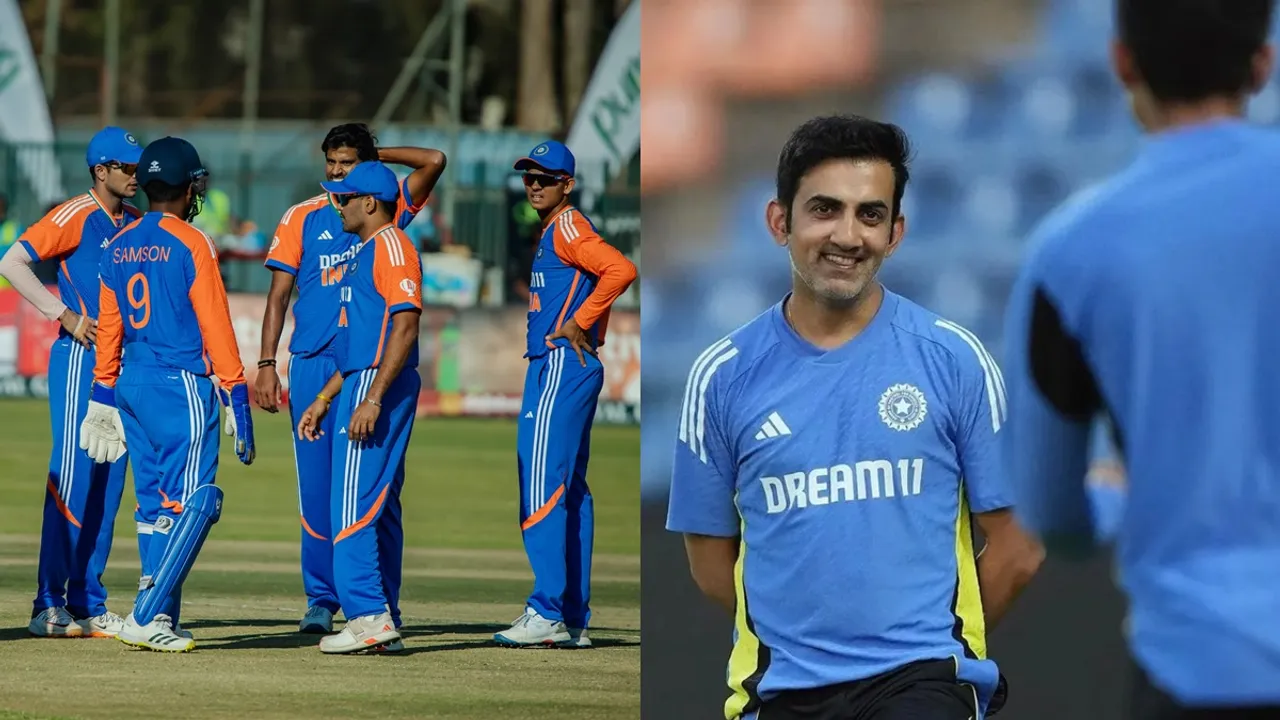Gautham Gambhir. Team India