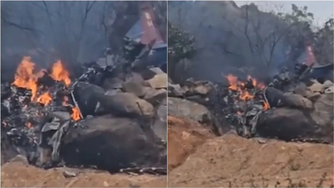 aircraft crashes | hyderabad