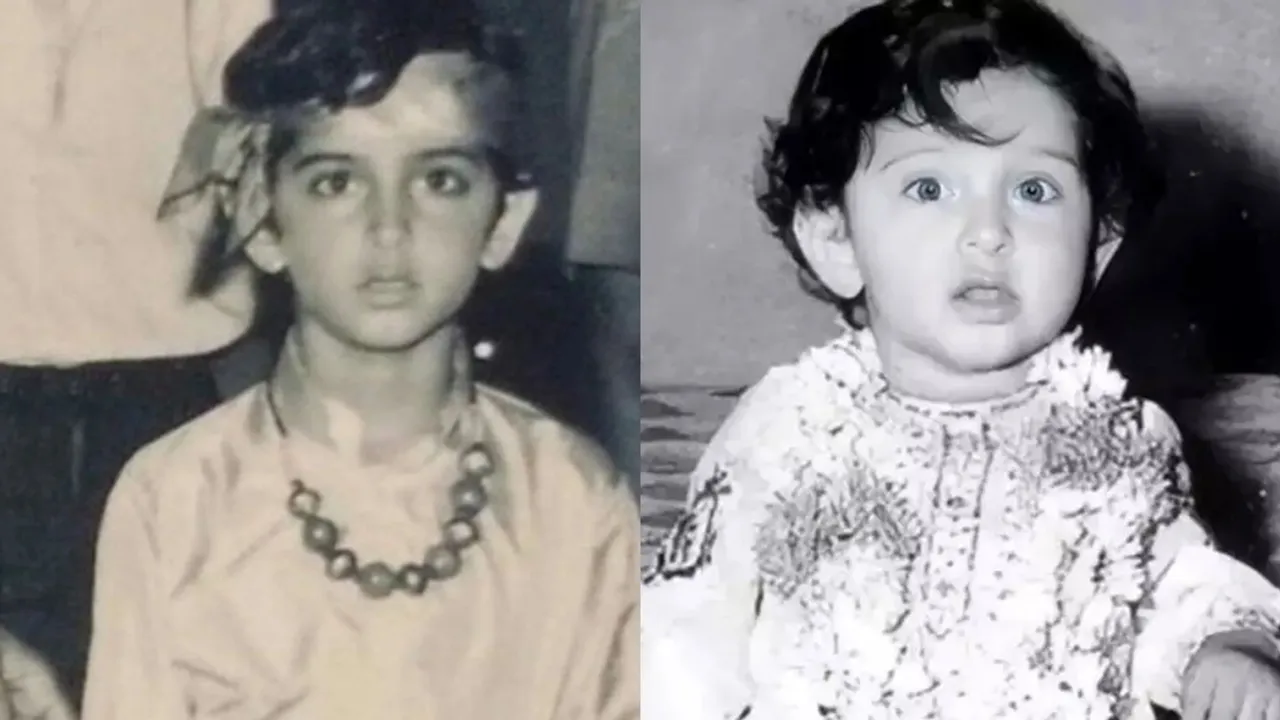 Hrithik Roshan childhood pictures