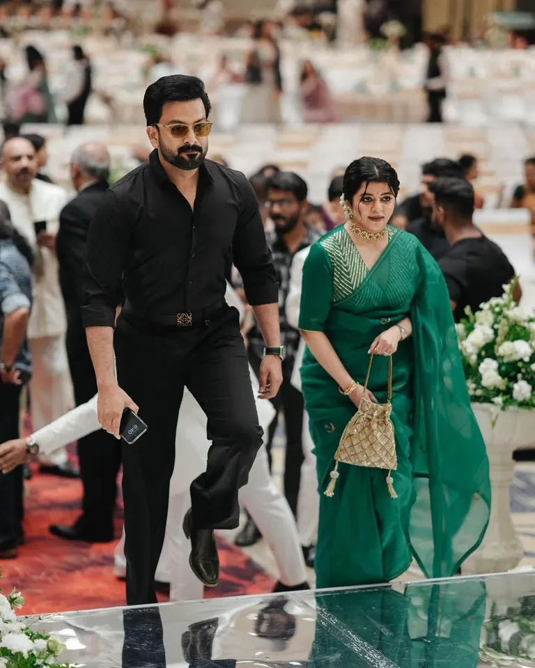 Prithviraj Supriya Malavika wedding Reception 