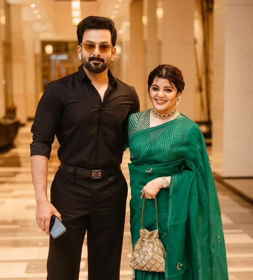 Prithviraj Supriya Malavika wedding Reception 