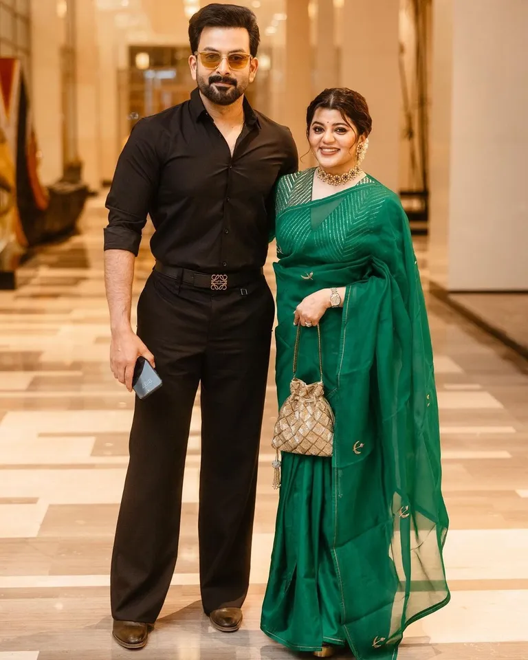 Prithviraj Supriya Malavika wedding Reception 