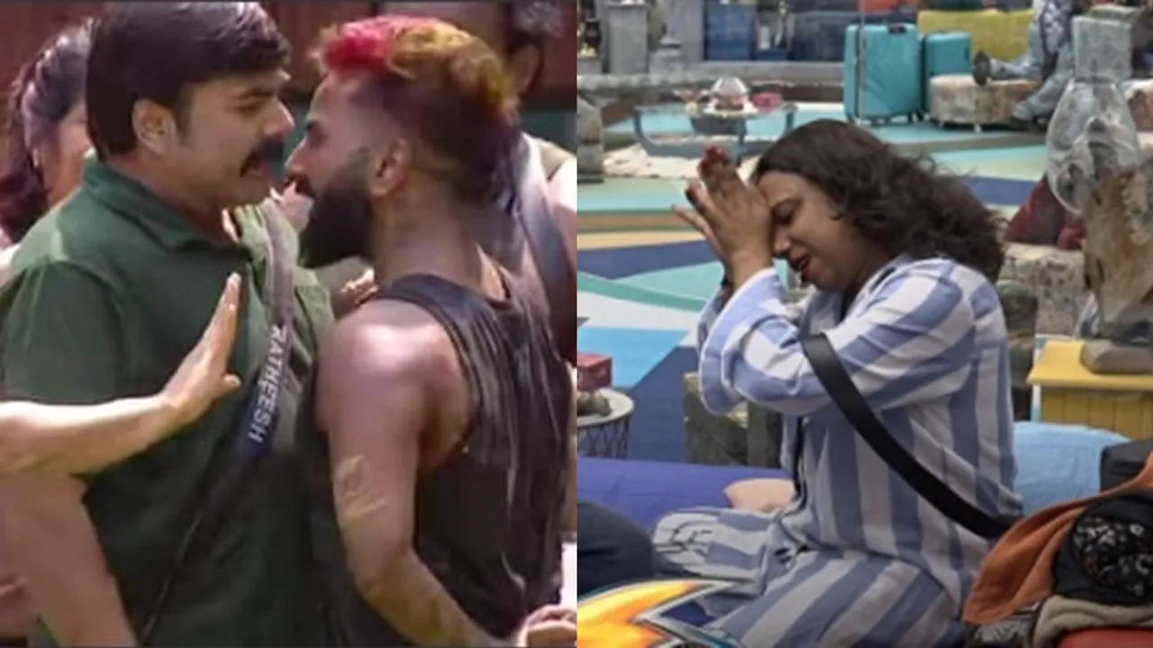 Bigg Boss Malayalam Jaanmoni Ratheesh Asi Rocky Fight