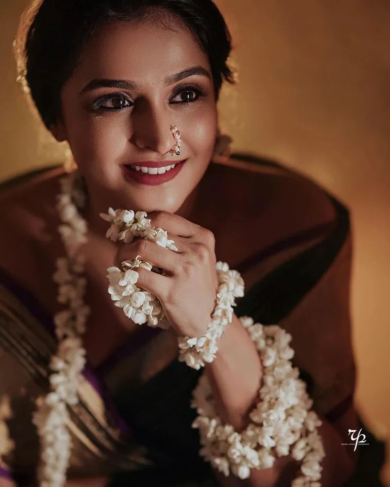 Ramya Nambeessan Saree Look