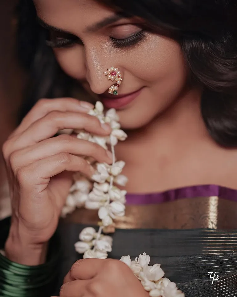 Ramya Nambeessan Saree Look