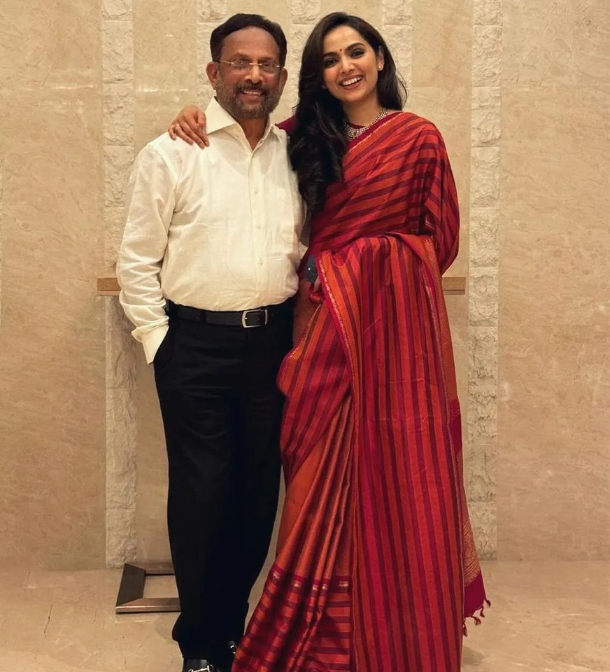 Samvrutha Sunil Meera Nandan wedding