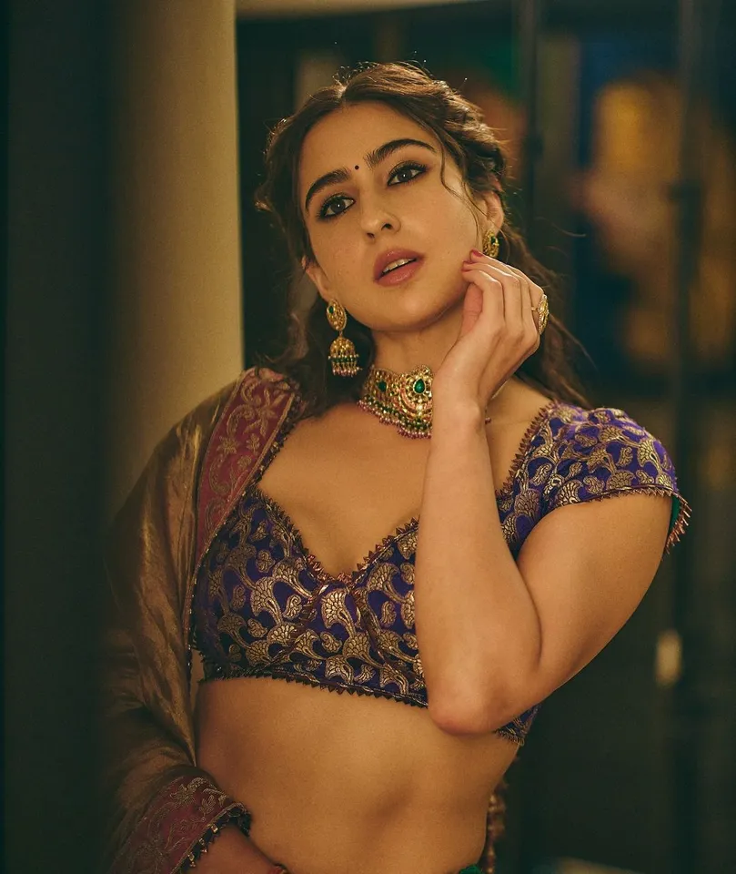 Sara Ali Khan Brocade Lehenga