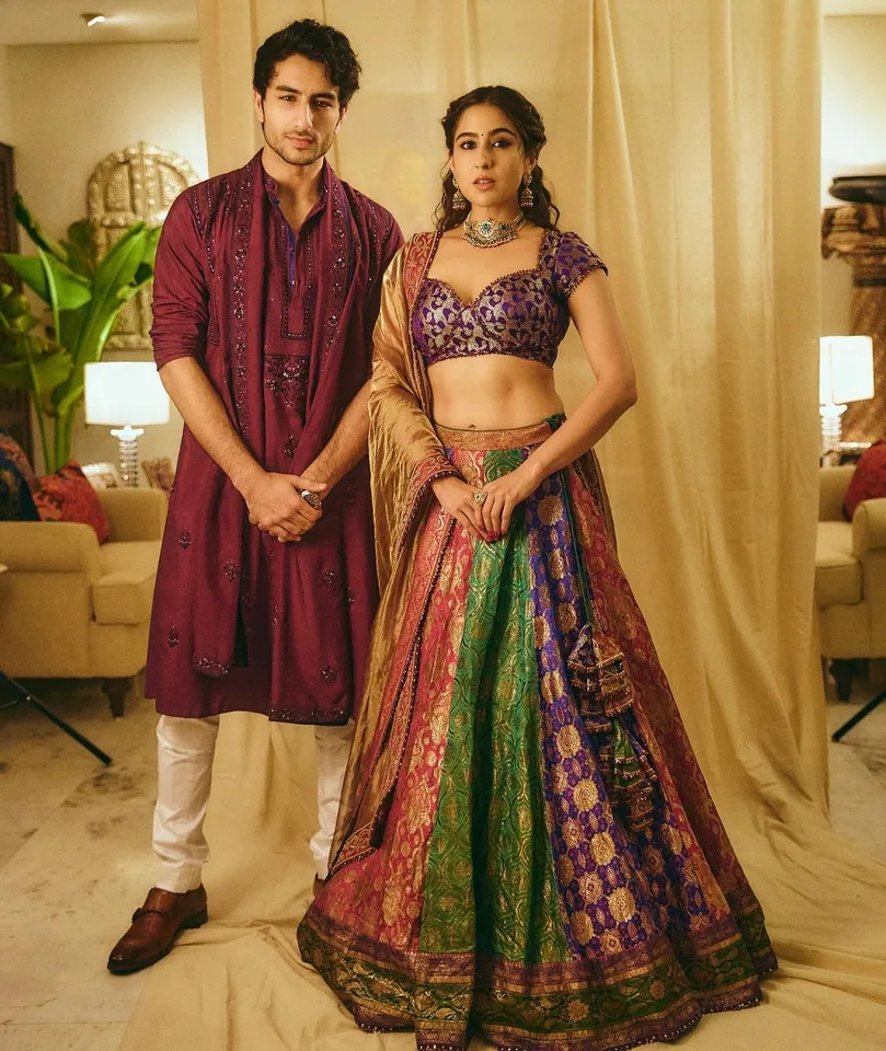 Sara Ali Khan Brocade Lehenga
